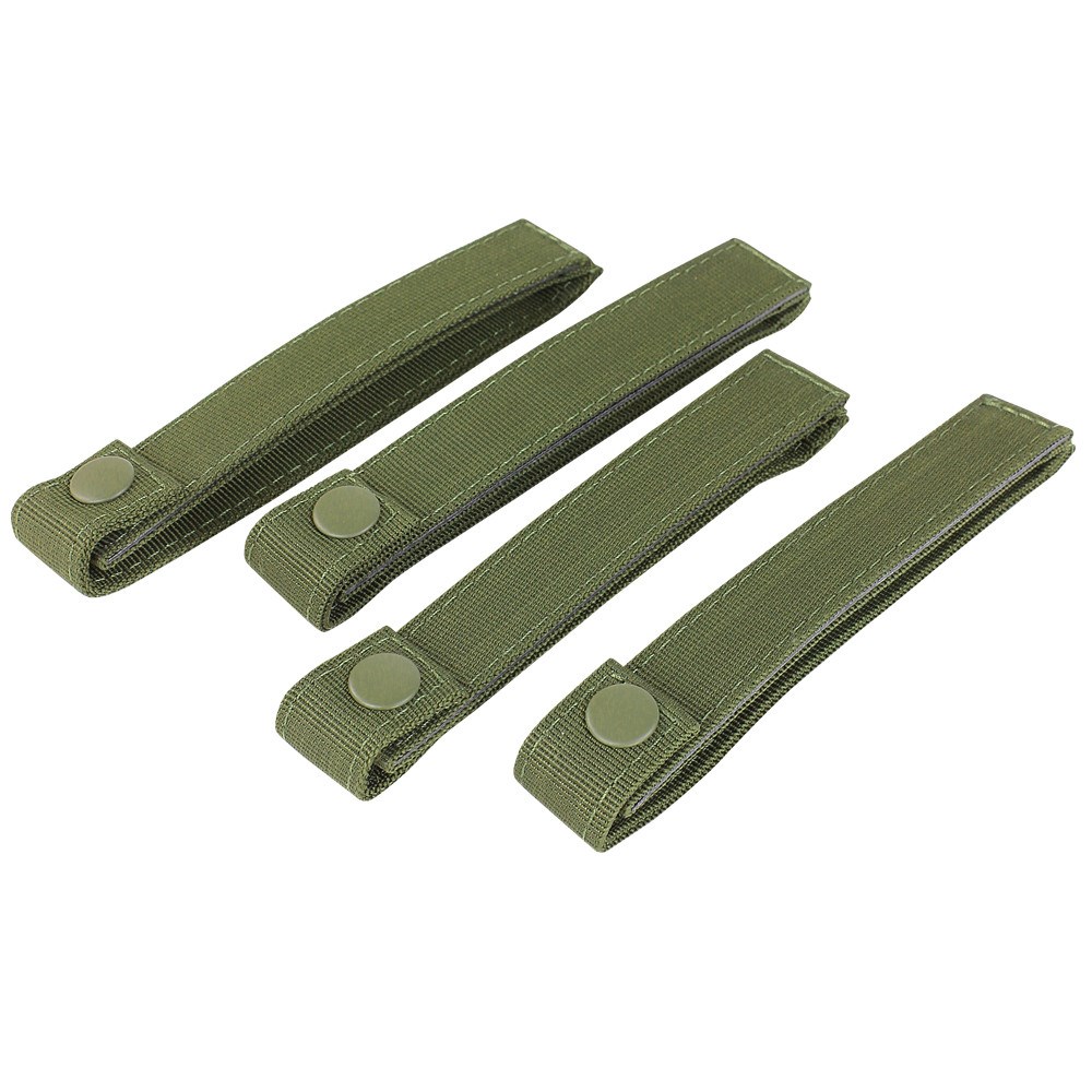 Levně CONDOR OUTDOOR poutka pro upevnění výstroje MODULAR 15cm/4ks ZELENÉ