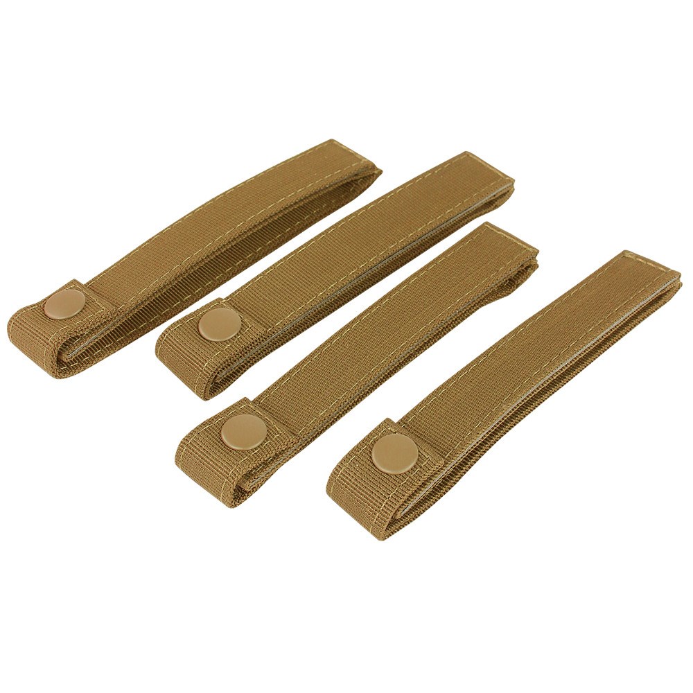 Levně CONDOR OUTDOOR poutka pro upevnění výstroje MODULAR 15cm/4ks COYOTE