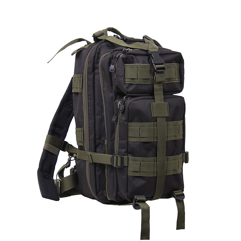 Levně ROTHCO batoh ASSAULT I MEDIUM TRANSPORT ČERNO-ZELENÝ