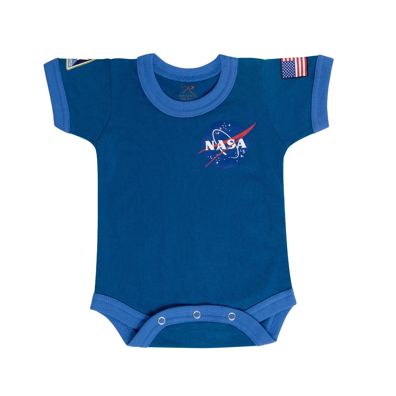 Body dětské NASA MODRÉ vel.12-18