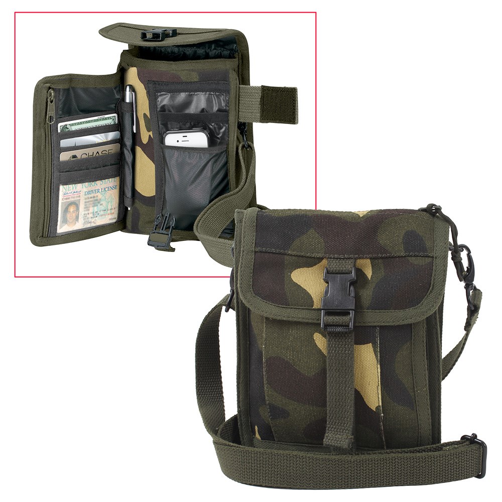 Levně ROTHCO taška VENTURER přes rameno cestovní WOODLAND