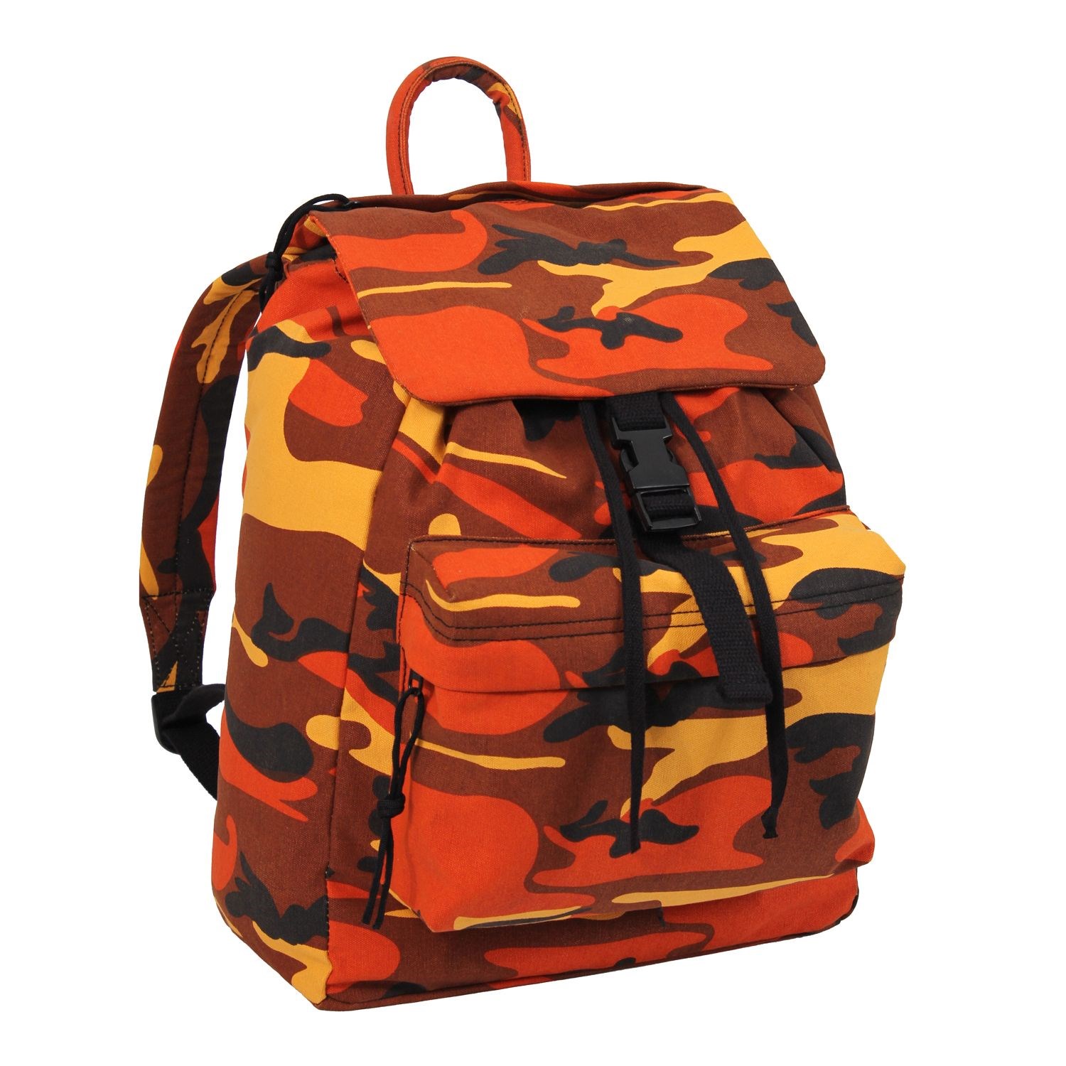 Levně ROTHCO batoh jednodenní s kapsou Savage ORANGE CAMO