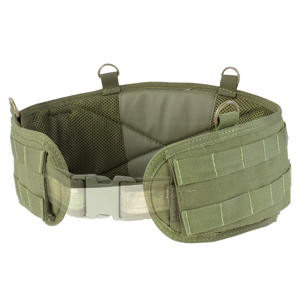 Levně Opasek II. GEN bojový MOLLE široký ZELENÝ