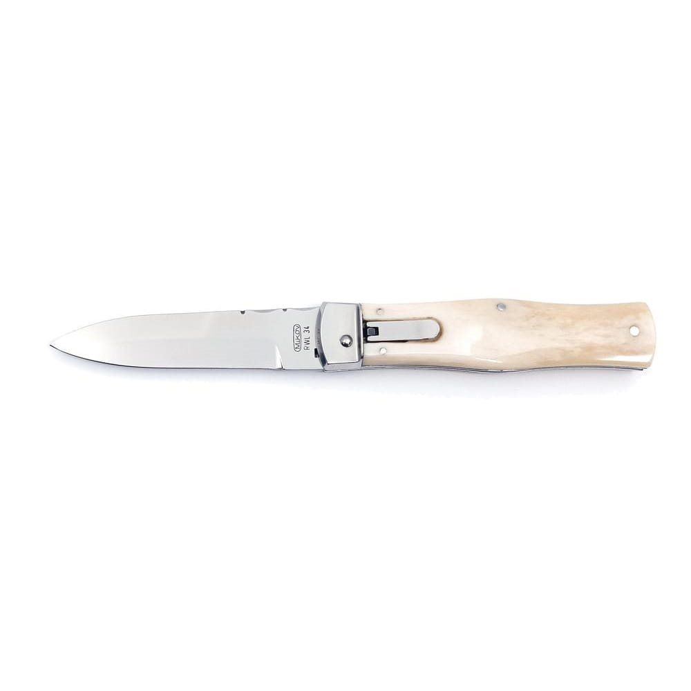 Nůž vyhazovací WILDCAT RWL 34 OCEL střenka z KOSTI