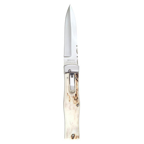 Nůž vyhazovací WILDCAT RWL 34 OCEL střenka JELENÍ PAROH