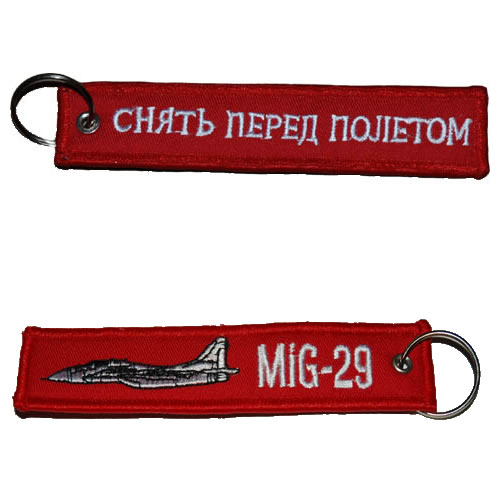 Levně FOSTEX klíčenka MIG-29/RBF ČERVENÁ
