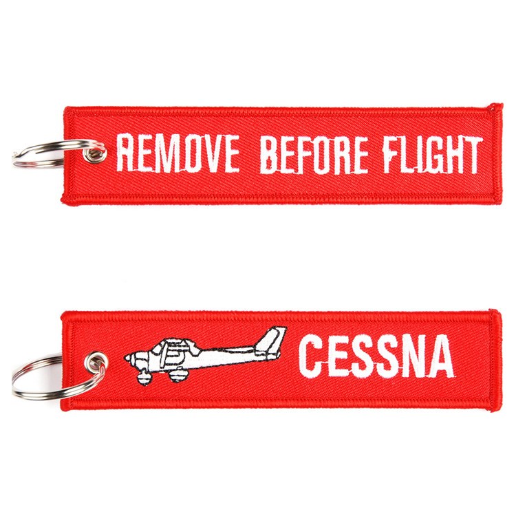 Levně FOSTEX klíčenka REMOVE BEFORE FLIGHT / CESSNA
