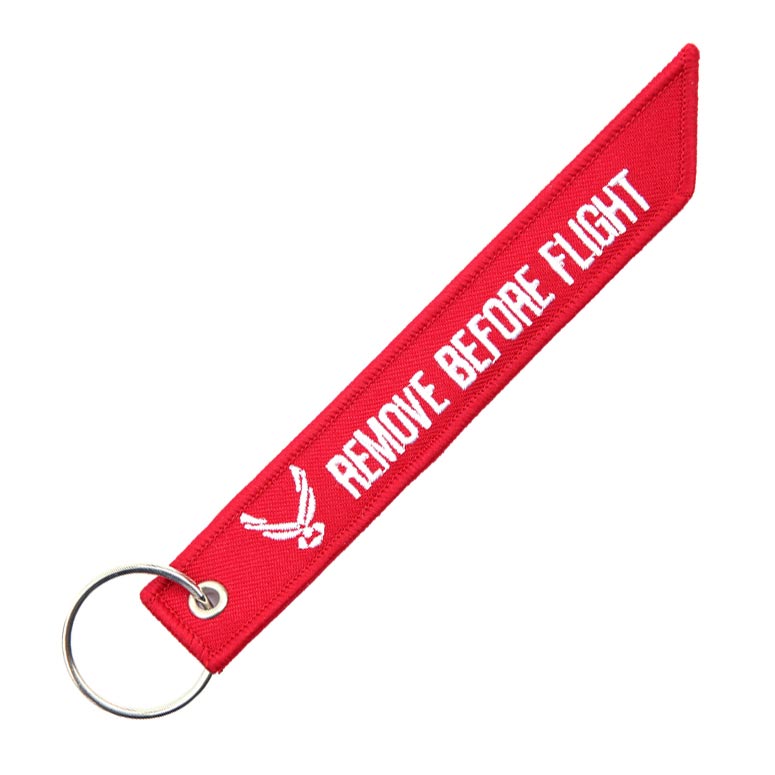 Levně FOSTEX klíčenka REMOVE BEFORE FLIGHT bomber style