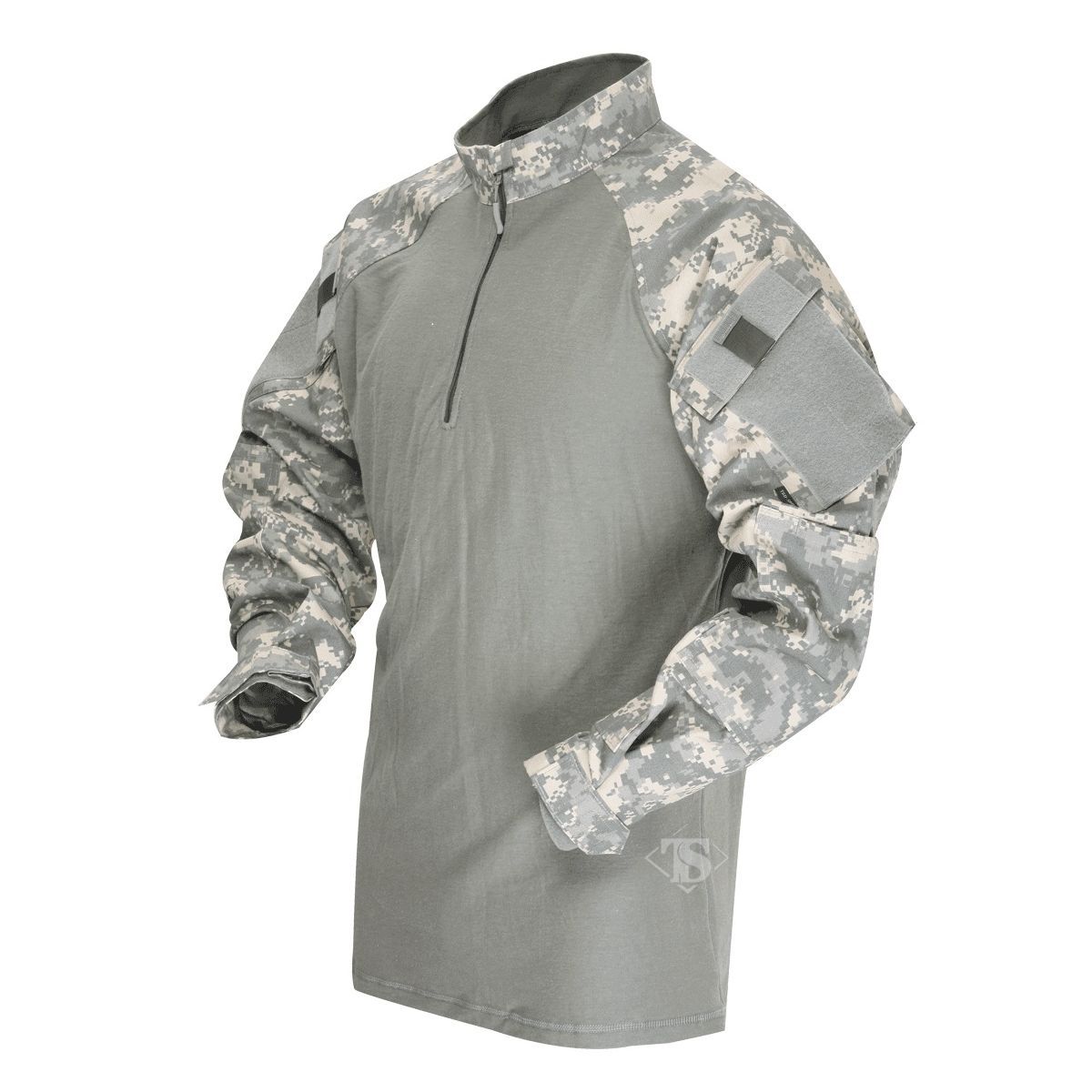 Levně Košile taktická COMBAT TRU 1/4 ZIP ACU , AT - DIGITAL