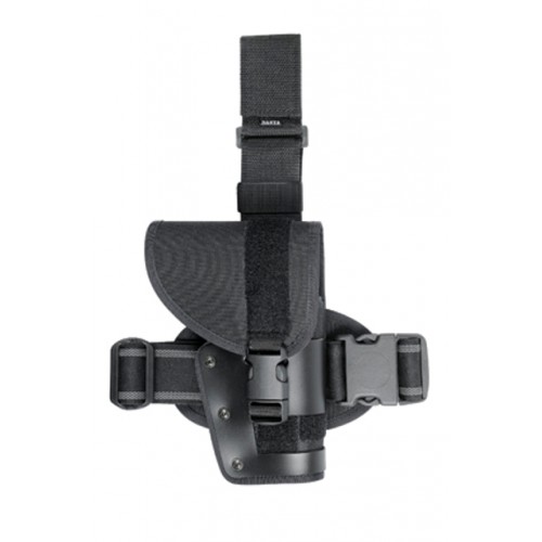 Levně DASTA pouzdro pistolové PROFI-TACTICAL stehenní s krycí chlopní