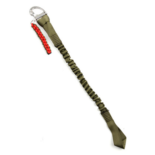 Levně FOSCO popruh SAFETY LANYARD záchranný - replika ZELENÝ