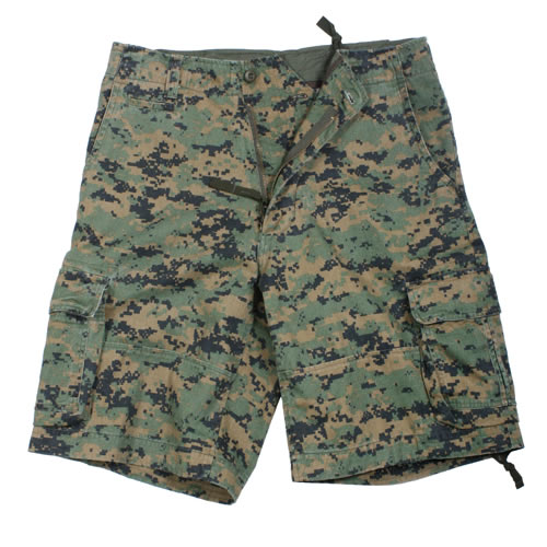 Levně Kraťasy VINTAGE INFANTRY UTILITY DIGITAL WOODLAND
