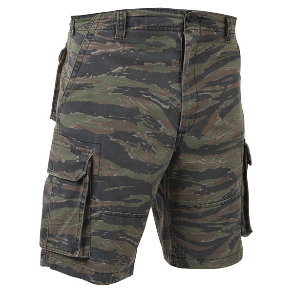 Levně Kraťasy VINTAGE PARATROOPER TIGER STRIPE CAMO