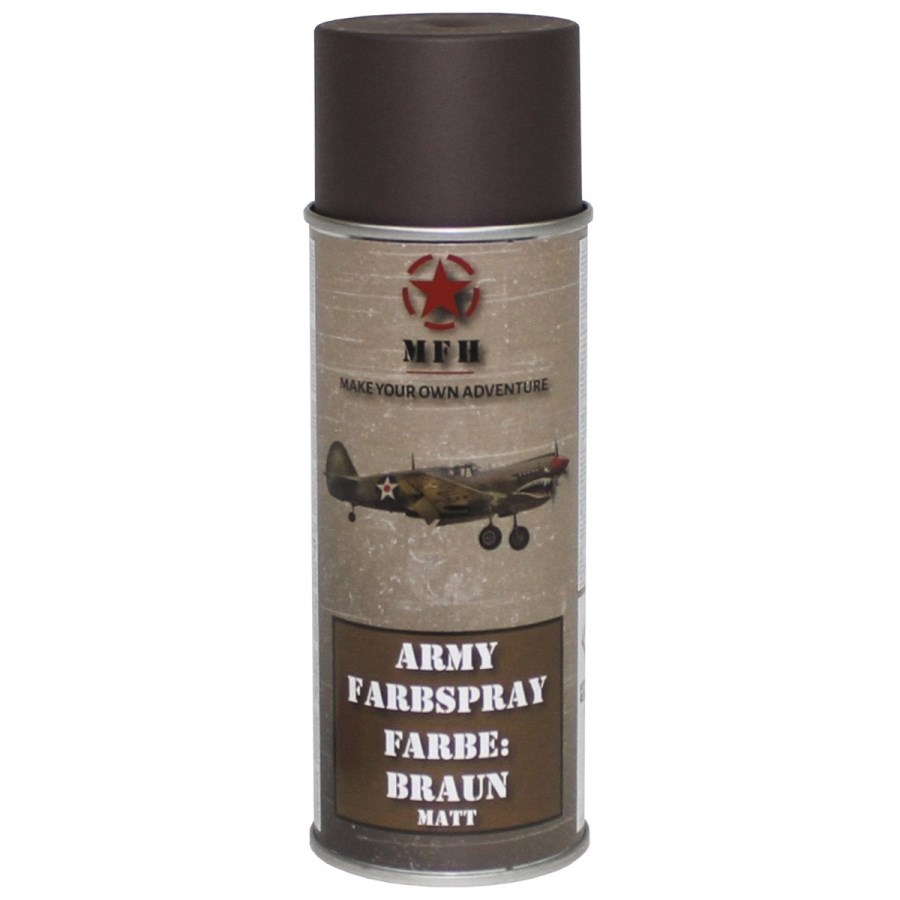 Levně MFH barva ARMY ve spreji 400ml RAL 8027 MATT HNĚDÁ