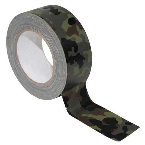 Levně Bundeswehr páska lepící BW TEXTILNÍ FLECKTARN 5cm x 25m