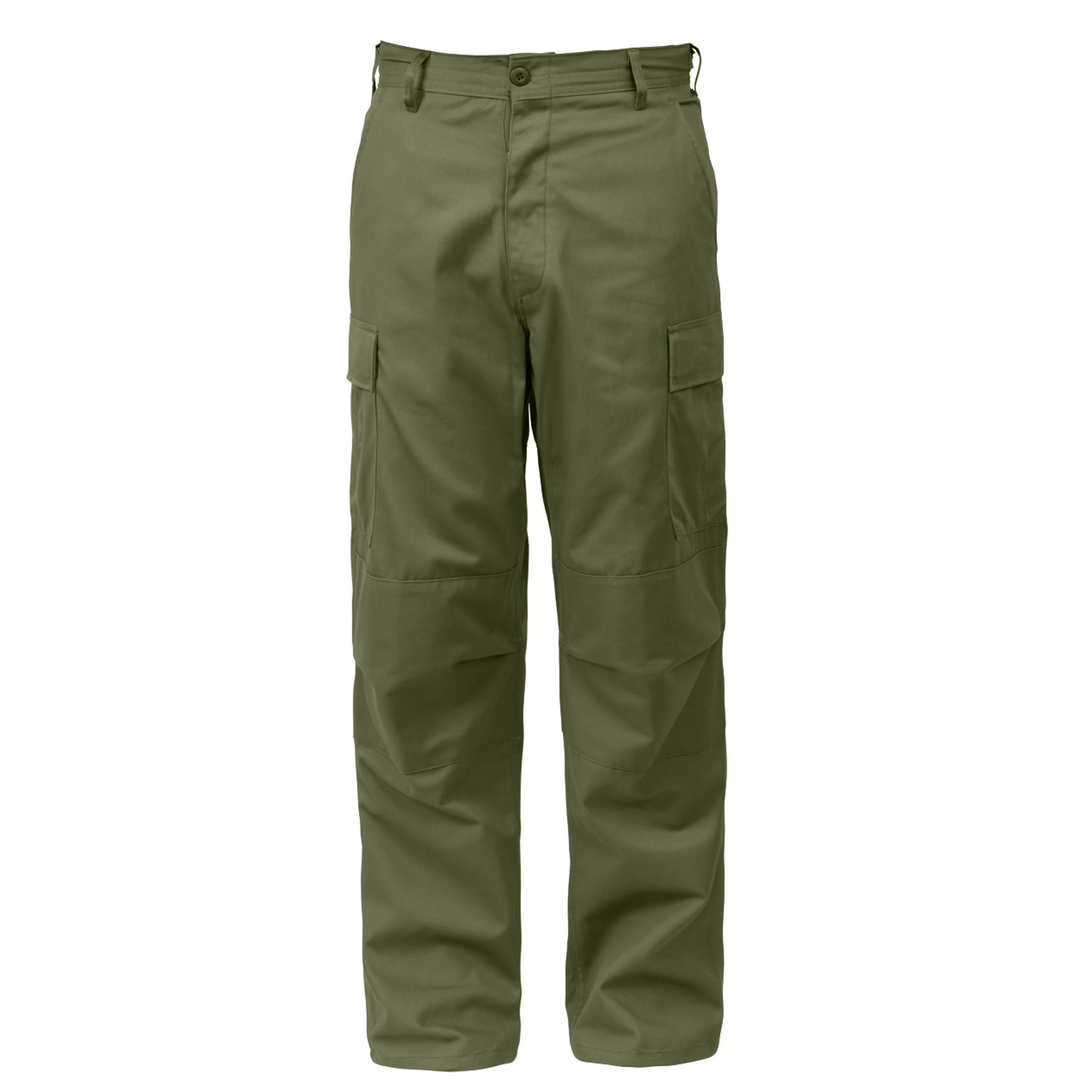 Levně Kalhoty BDU RELAXED ZIPPER FLY ZELENÉ