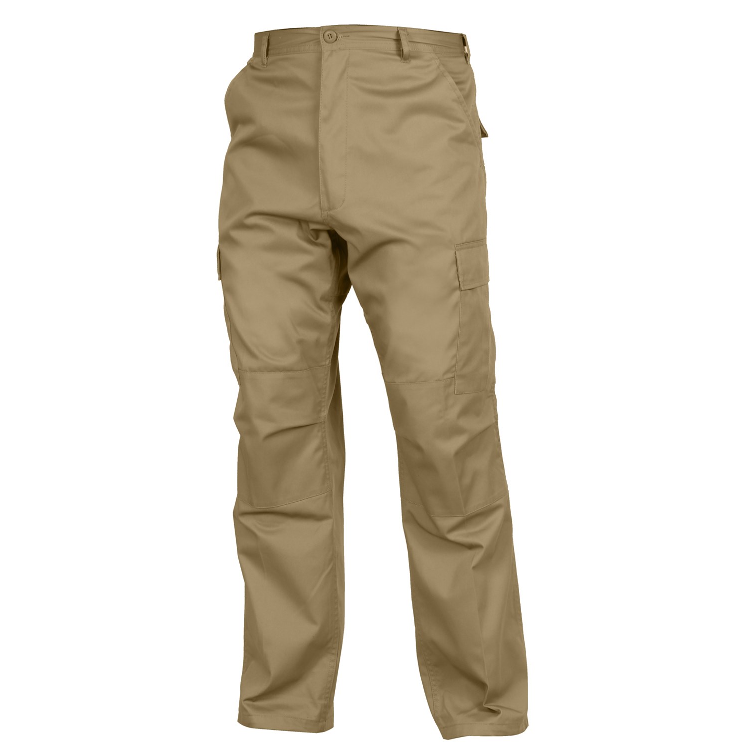 Levně Kalhoty BDU RELAXED ZIPPER FLY KHAKI