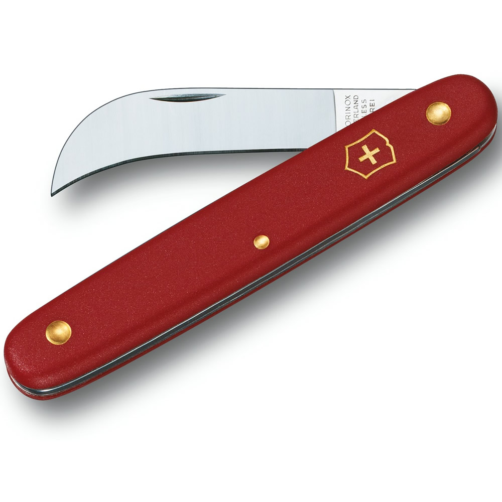 Levně VICTORINOX nůž kapesní ZAHRADNICKÝ prořezávací ČERVENÝ