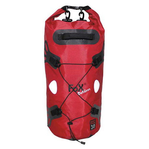Vak transportní vodotěsný "DRY PACK" 30l ČERVENÝ