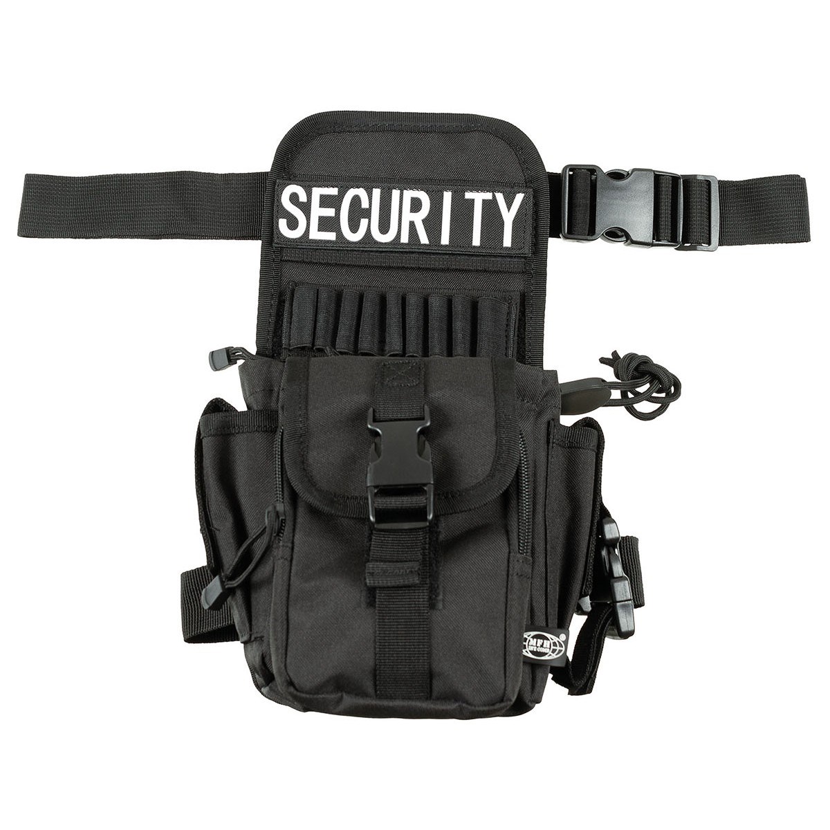 Levně MFH ledvina s kapsami SECURITY ČERNÁ