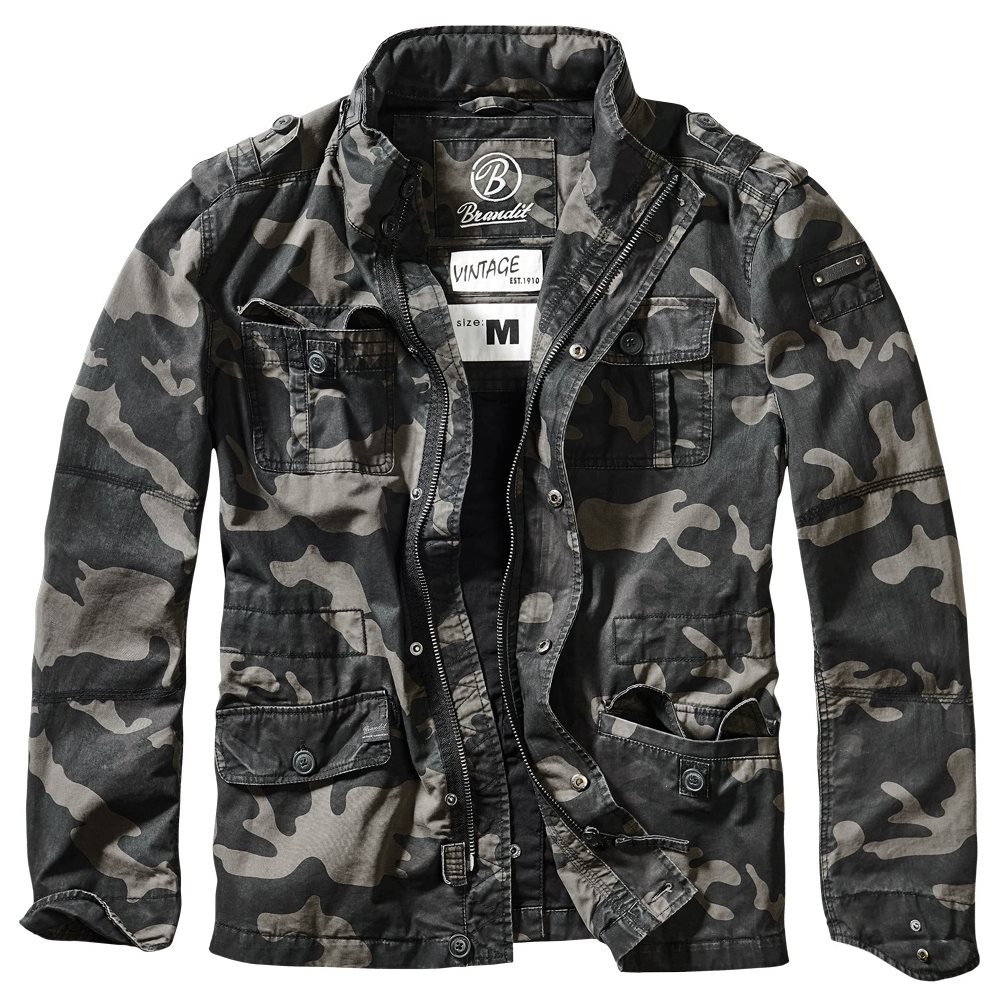 Levně Bunda BRITANNIA JACKET DARK CAMO