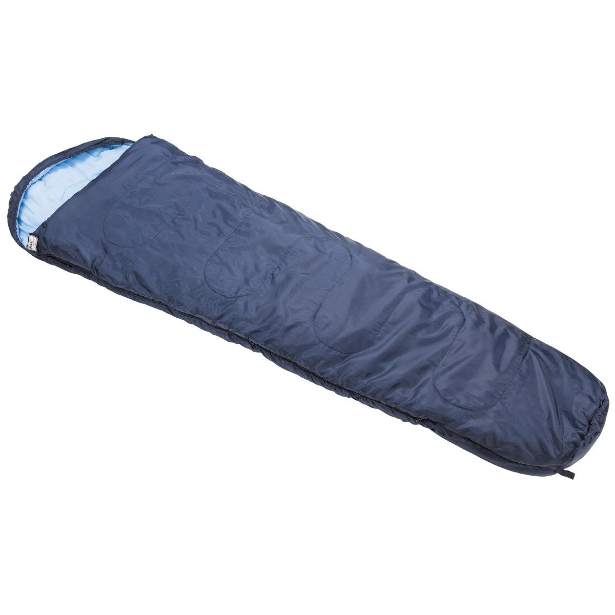 Levně FOX Outdoor spacák mumie dvouvrstvý MODRÝ