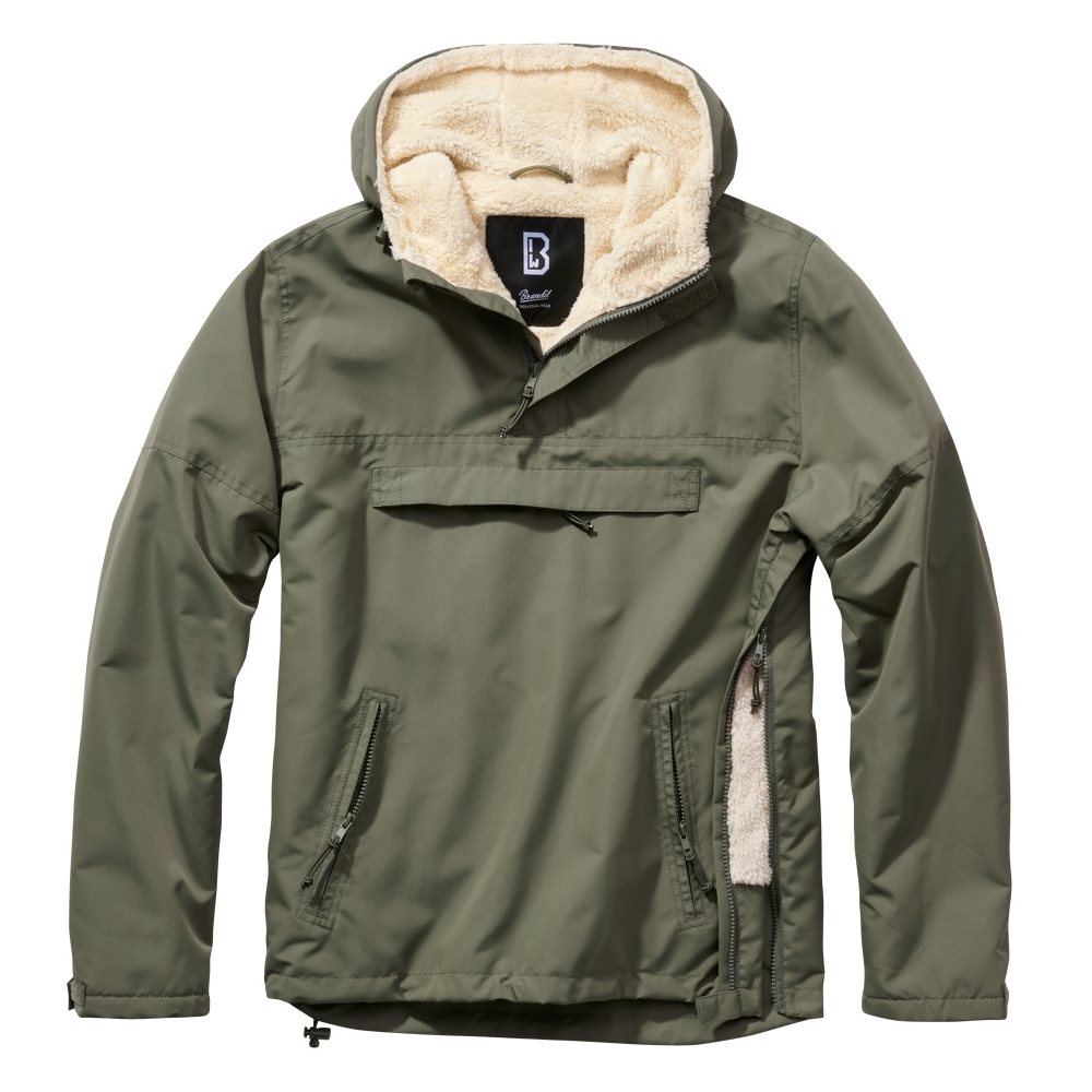 Levně Bunda WINDBREAKER SHERPA ZELENÁ