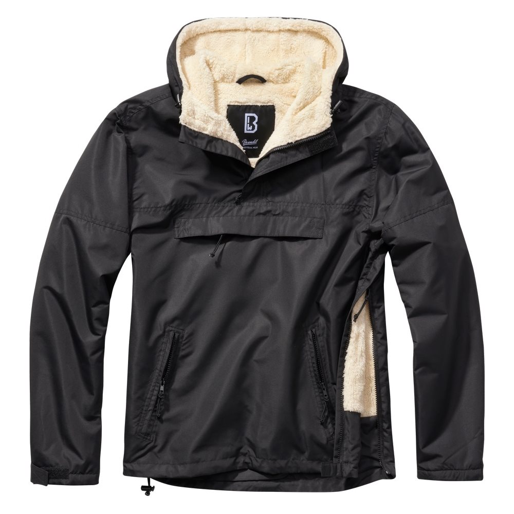 Levně Bunda WINDBREAKER SHERPA ČERNÁ