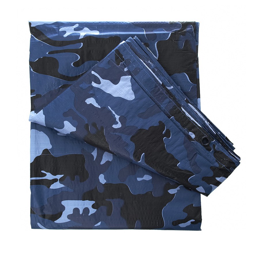 Levně FOSCO plachta zakrývací 4x3 m SKY BLUE CAMO