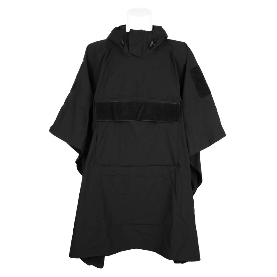 Levně FOSCO pončo OUTBREAK softshell ČERNÉ