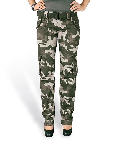 Kalhoty dámské PREMIUM SLIMMY BLACK CAMO SURPLUS 33-3588-42 L-11