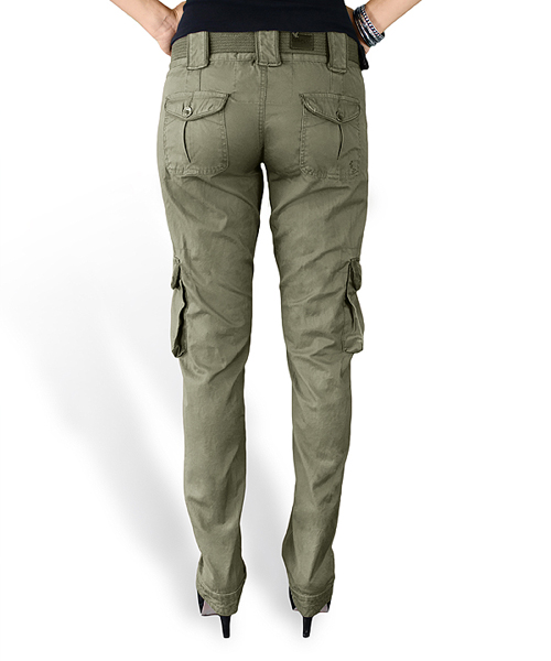 Kalhoty dámské PREMIUM SLIMMY ZELENÉ SURPLUS 33-3588-61 L-11