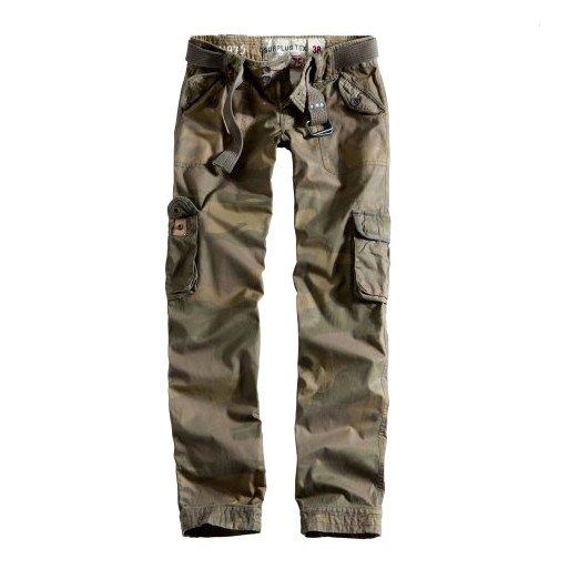 Levně Kalhoty dámské PREMIUM SLIMMY WOODLAND