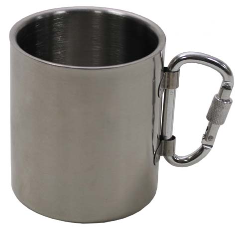 Levně FOX Outdoor hrnek NEREZ dvoupláštový s karabinou 300 ml
