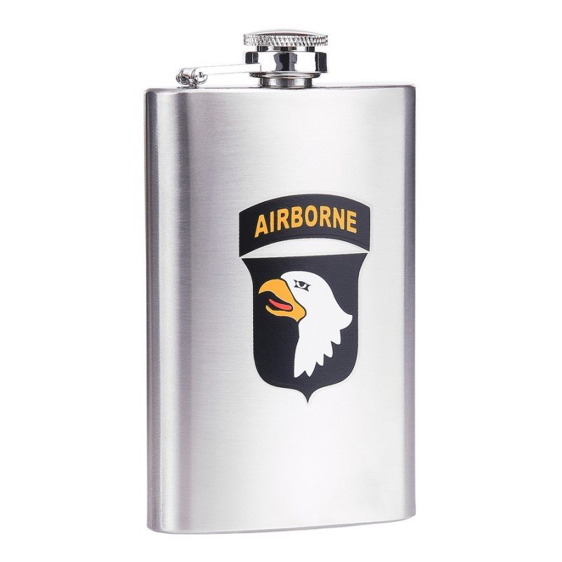 Levně FOSCO placatka 101st AIRBORNE 148 ml NEREZ OCEL