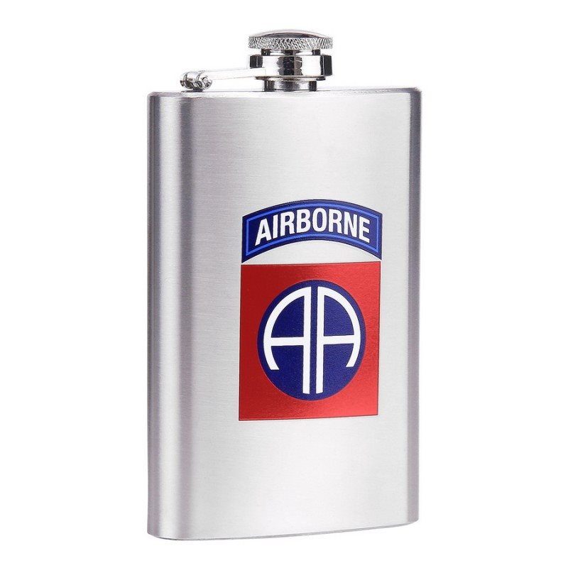 Levně FOSCO placatka 82nd AIRBORNE 148 ml NEREZ OCEL