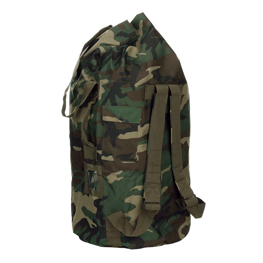 Levně FOSCO pytel lodní US typ s popruhy 80l NYLON WOODLAND
