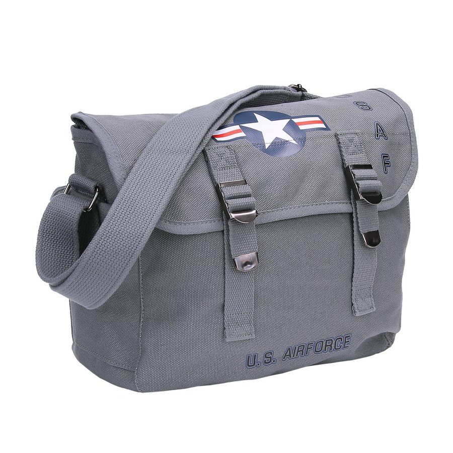 Levně FOSTEX taška přes rameno USAF WWII plátěná ŠEDÁ