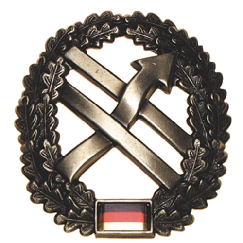 Levně Bundeswehr odznak BW na baret PSV kovový