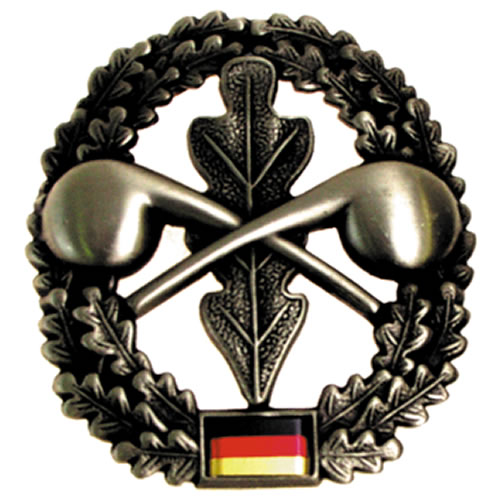 Levně Bundeswehr odznak BW na baret ABC-Abwehrtruppe kovový