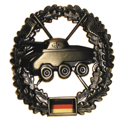 Levně Bundeswehr odznak BW na baret Panzeraufklärungstruppe kovový