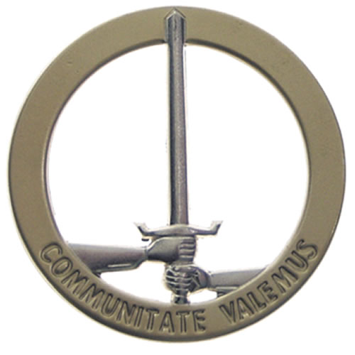 Levně Bundeswehr odznak BW na baret 1. NL/D-CORPS kovový