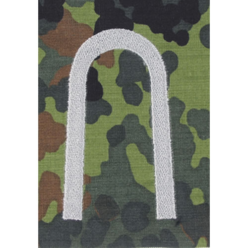Levně Bundeswehr nárameník BW UNTEROFFIZIER FLECKTARN / stříbrné vyšití