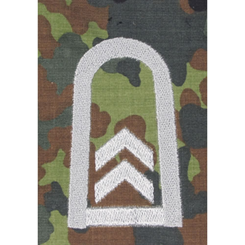 Nárameník BW OBERFELDWEBEL FLECKTARN / stříbrné vyšití