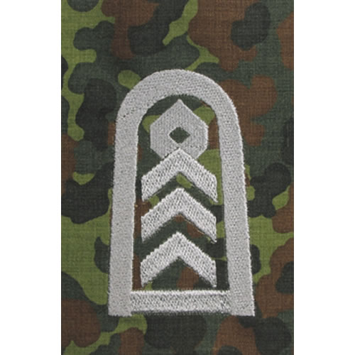 Nárameník BW OBERSTABSFELDWEBEL FLECKTARN / stříbrné vyšití
