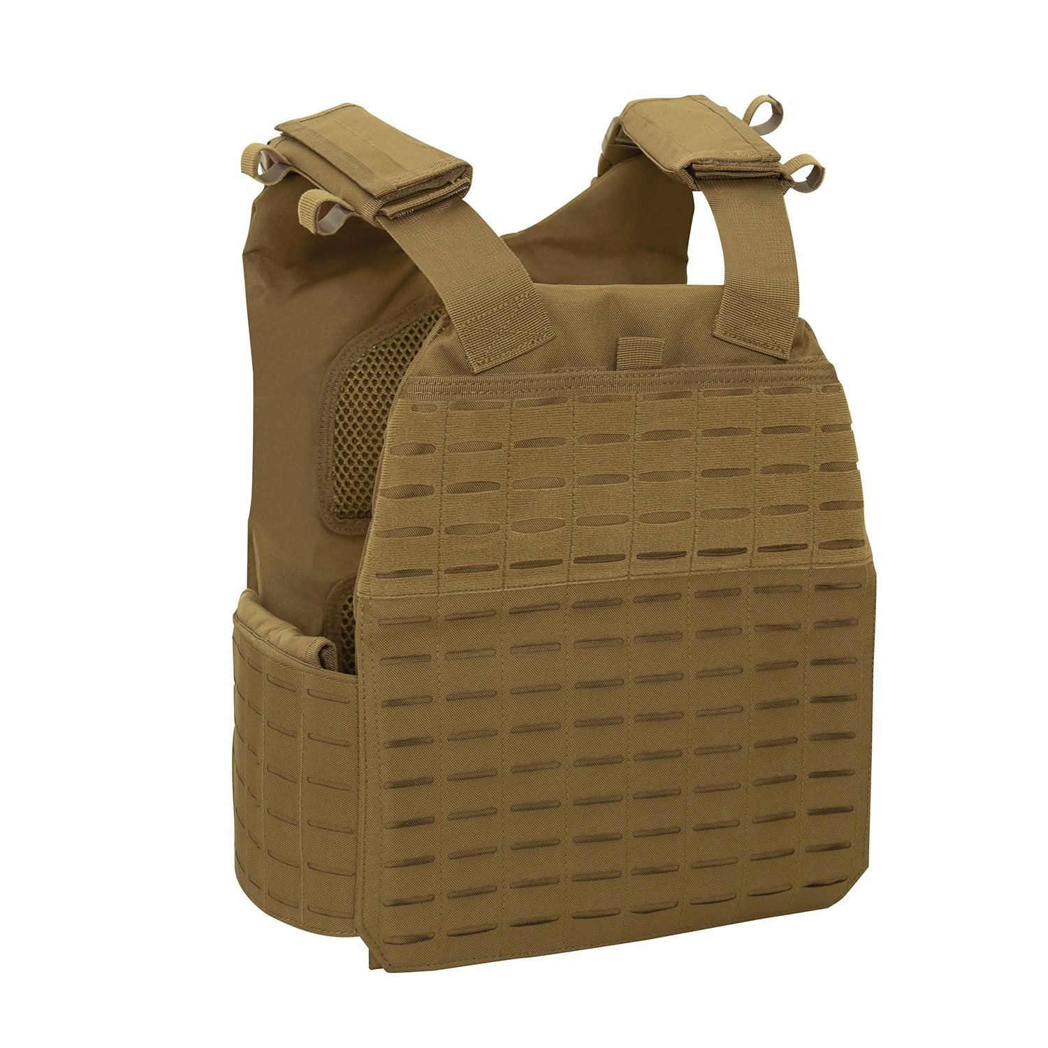 Levně ROTHCO vesta LASER CUT MOLLE nosič plátů COYOTE BROWN