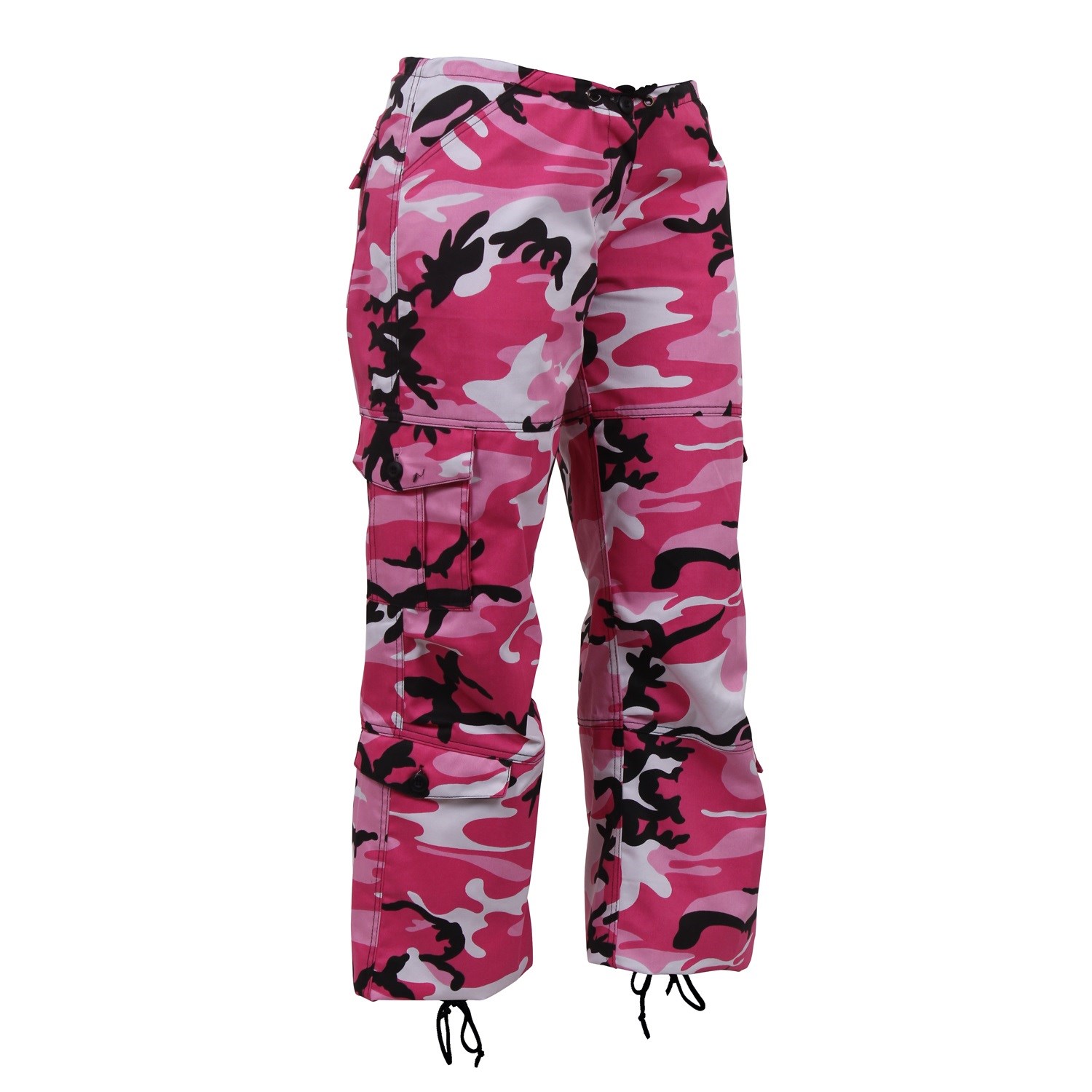 Levně Kalhoty dámské PARATROOPER PINK CAMO