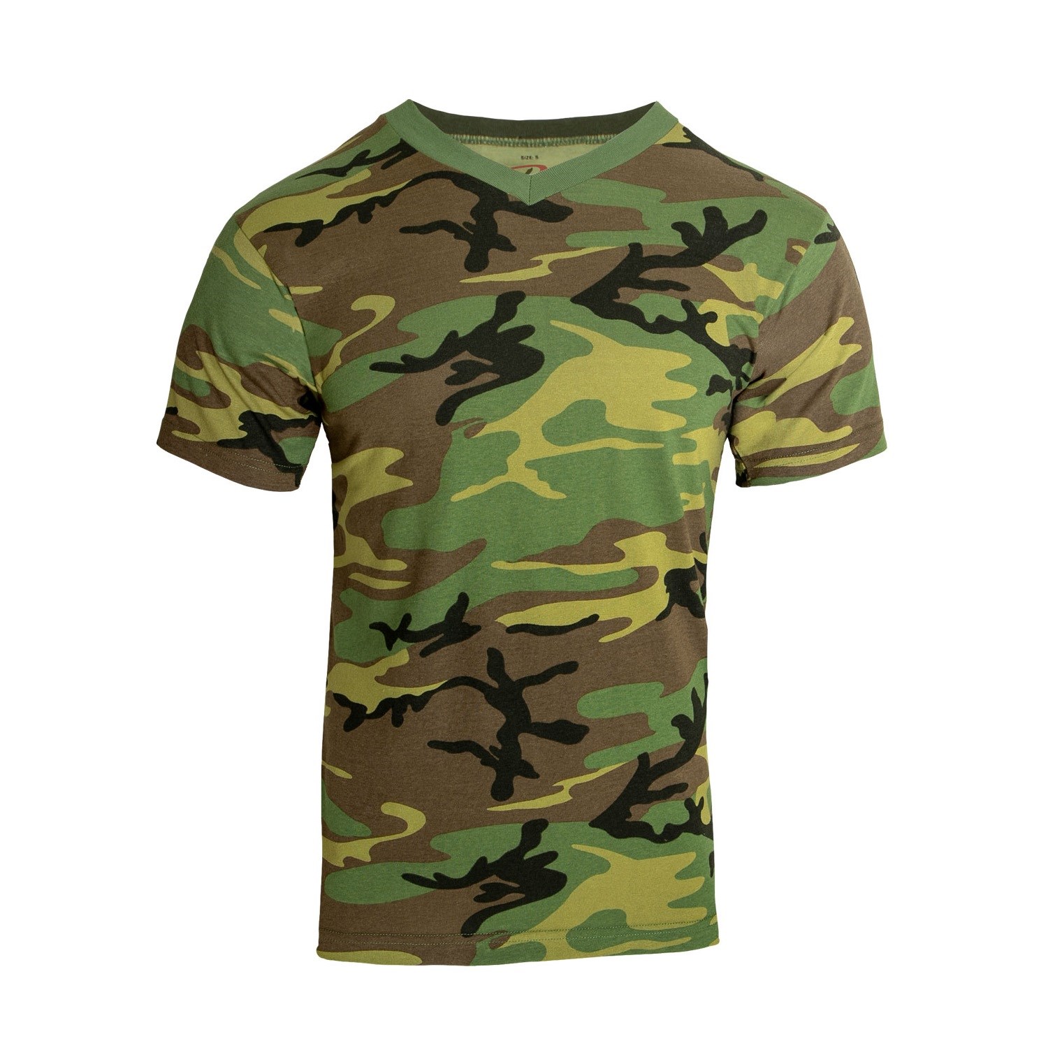 Levně Triko V-NECK krátký rukáv WOODLAND