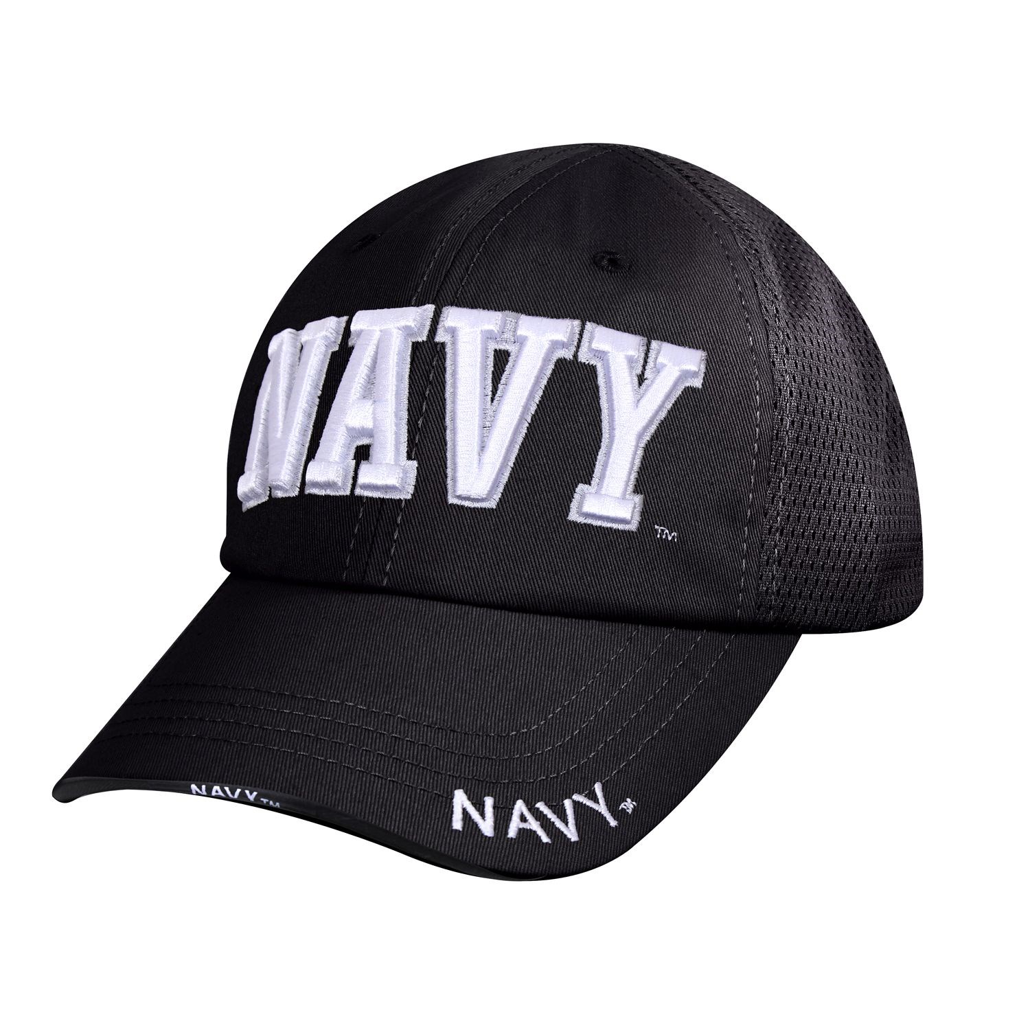 Levně ROTHCO čepice NAVY síťovaná ČERNÁ