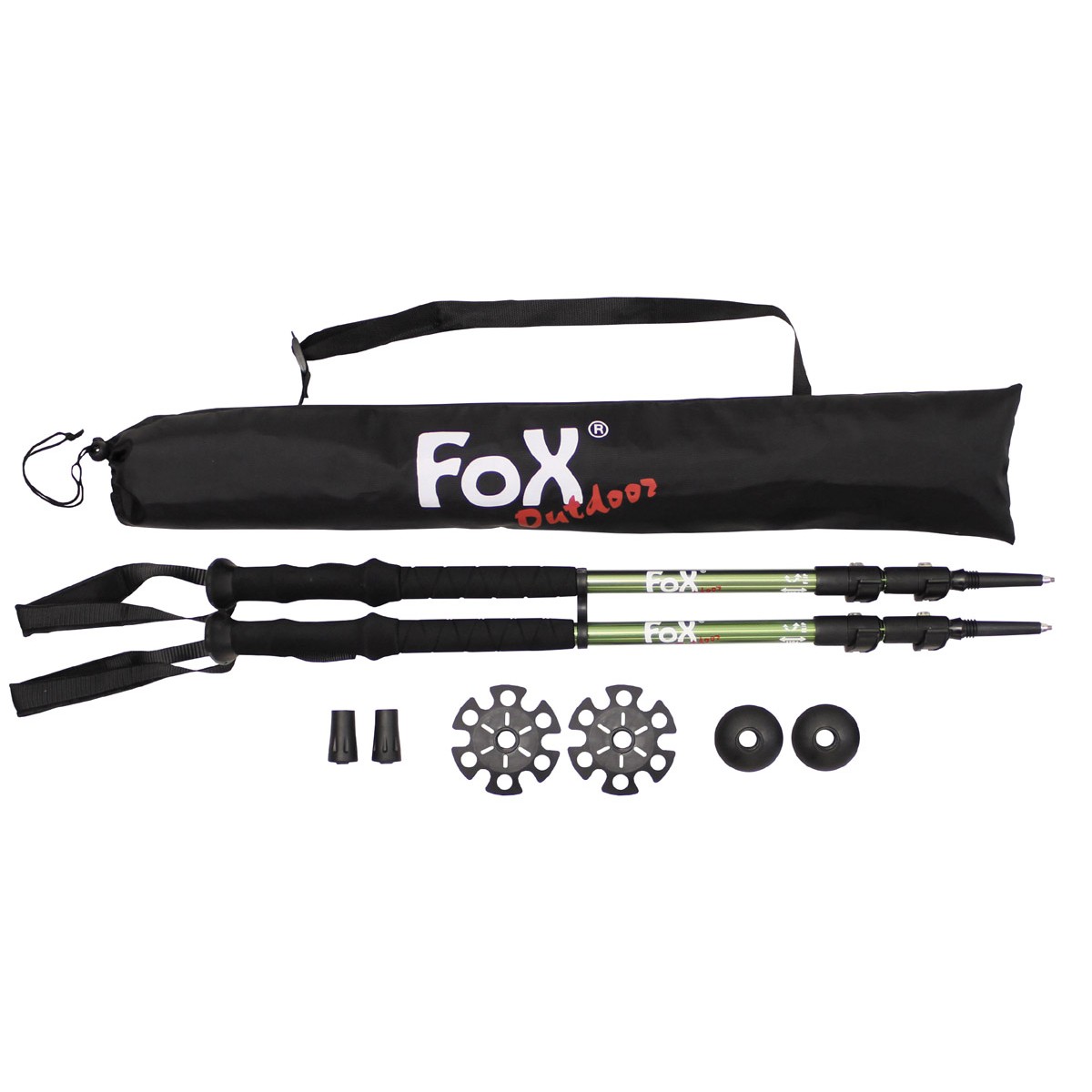 Levně FOX Outdoor hole trekové LUSEN teleskopické